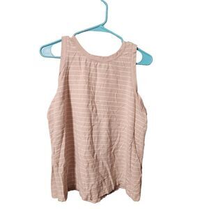 Stars Above L striped tank